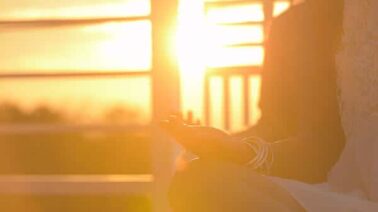meditation retreat sunrise