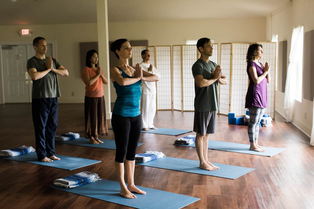 yoga class namaste
