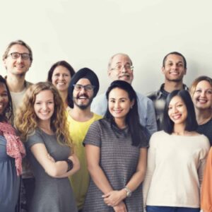 Group of happy people