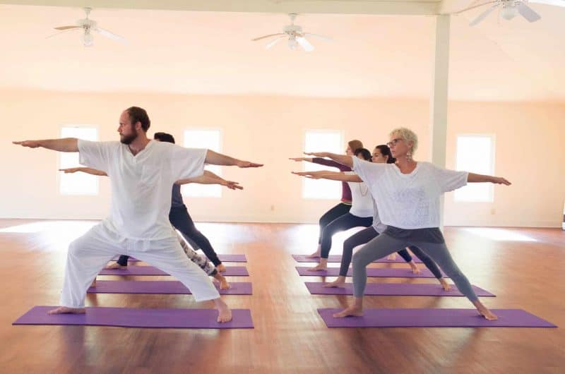 Weight loss retreat at Ayurvedic center.
